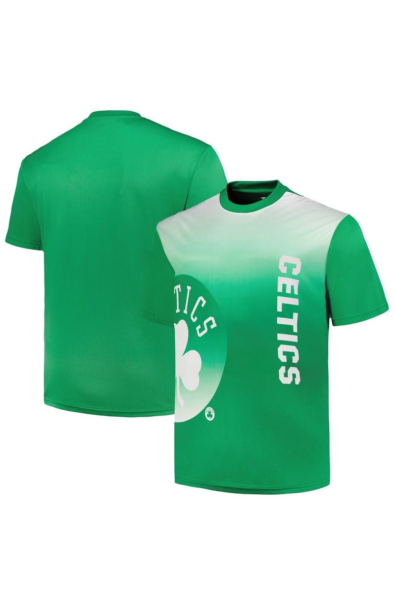 FANATICS Men's Kelly Green Boston Celtics Big & Tall Sublimated T-Shirt, Main, color, Kelly Green