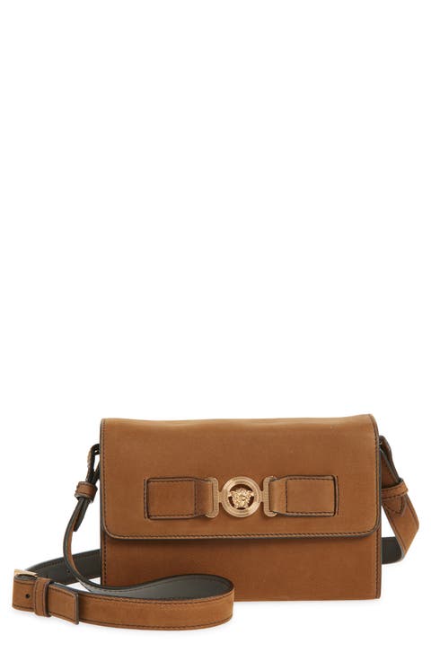 Medusa Leather Crossbody Bag