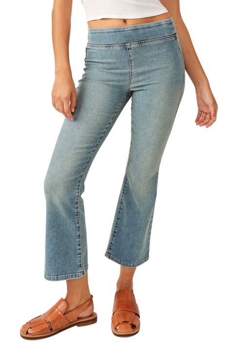 In My Feelings Crop Flare Jeans