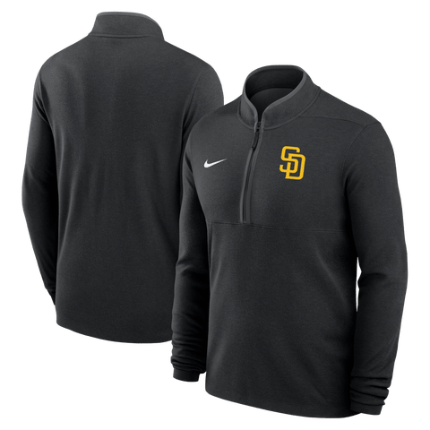 Men's Nike Black San Diego Padres Dri-FIT Victory Half-Zip Pullover