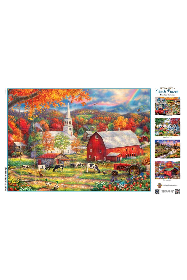 Country Blessings 1000 Piece Puzzle, Alternate, color, Multicolor