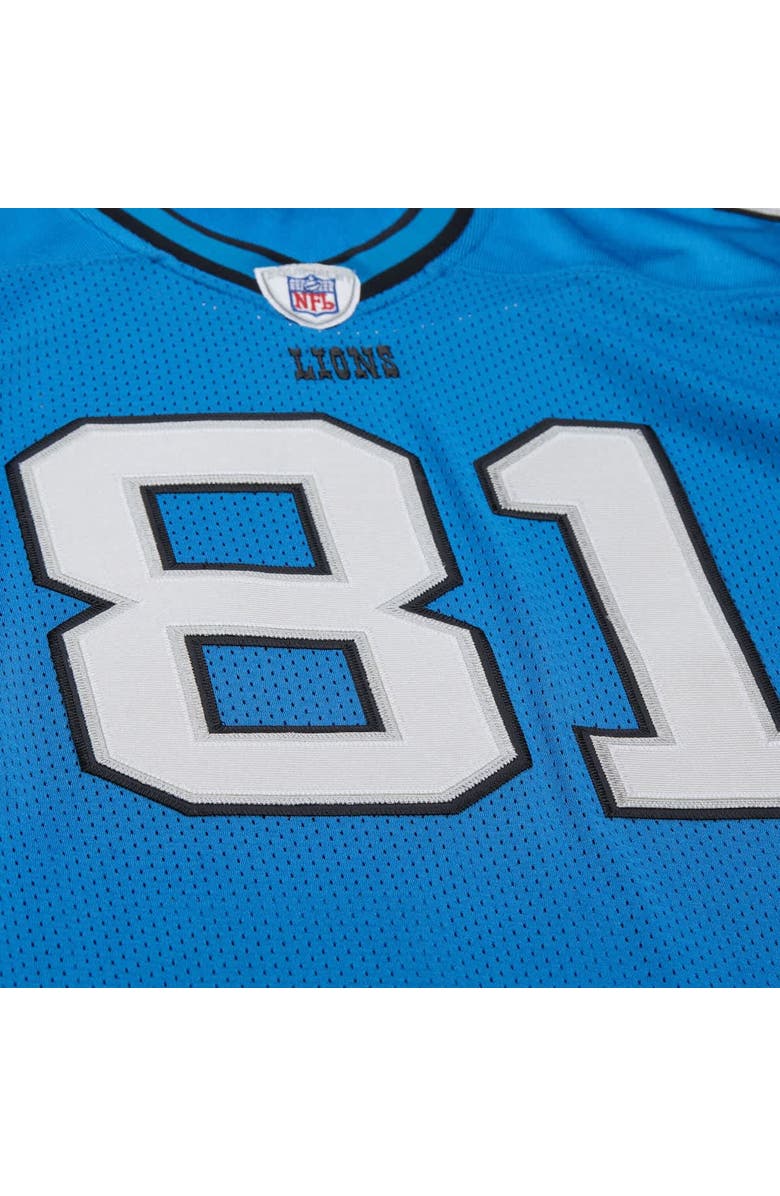 Mitchell & Ness Men's Mitchell & Ness Calvin Johnson Blue Detroit Lions 2007 Authentic Throwback Retired Player Jersey, Alternate, color, Blue