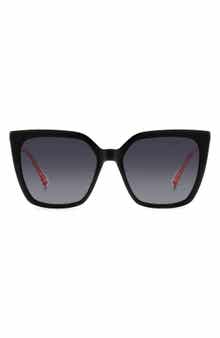 marlowe 55mm gradient square sunglasses