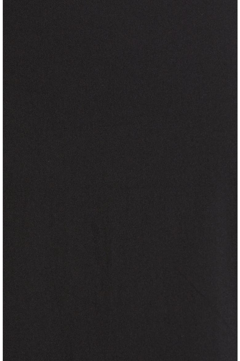 Sleeveless Stand Collar Blouse, Alternate, color, BLACK
