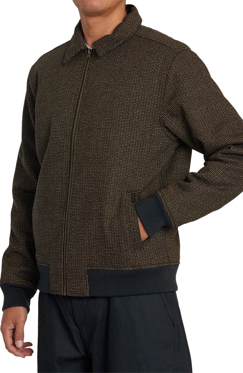 RVCA Pisco Wool Blend Zip Jacket, Alternate, color, 