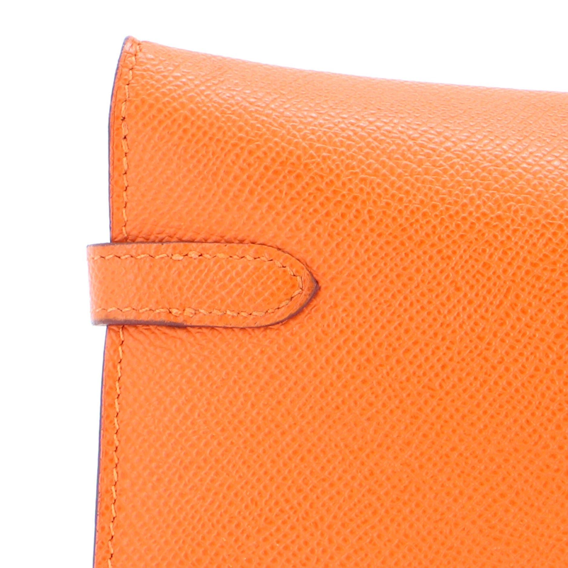 Kelly Wallet Epsom Long, Alternate, color, Orange