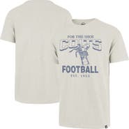 '47 Men's '47 Natural Indianapolis Colts Head On Scrum Slub T-Shirt