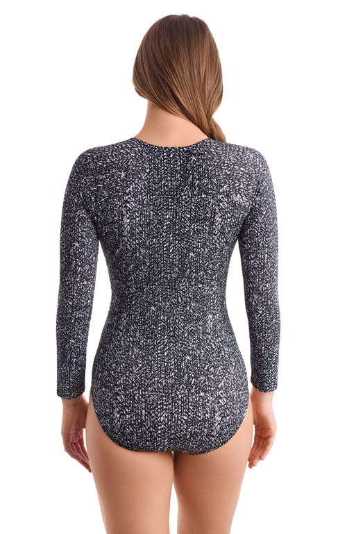 Shapesolver Sport Paddle Board Chlorine Resistant One-piece Swimsuit In Gray