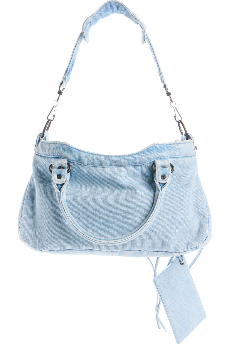 Balenciaga Le City First Denim Shoulder Bag (Women) | Nordstrom Balenciaga Le City First Denim Shoulder Bag (Women) | Nordstrom