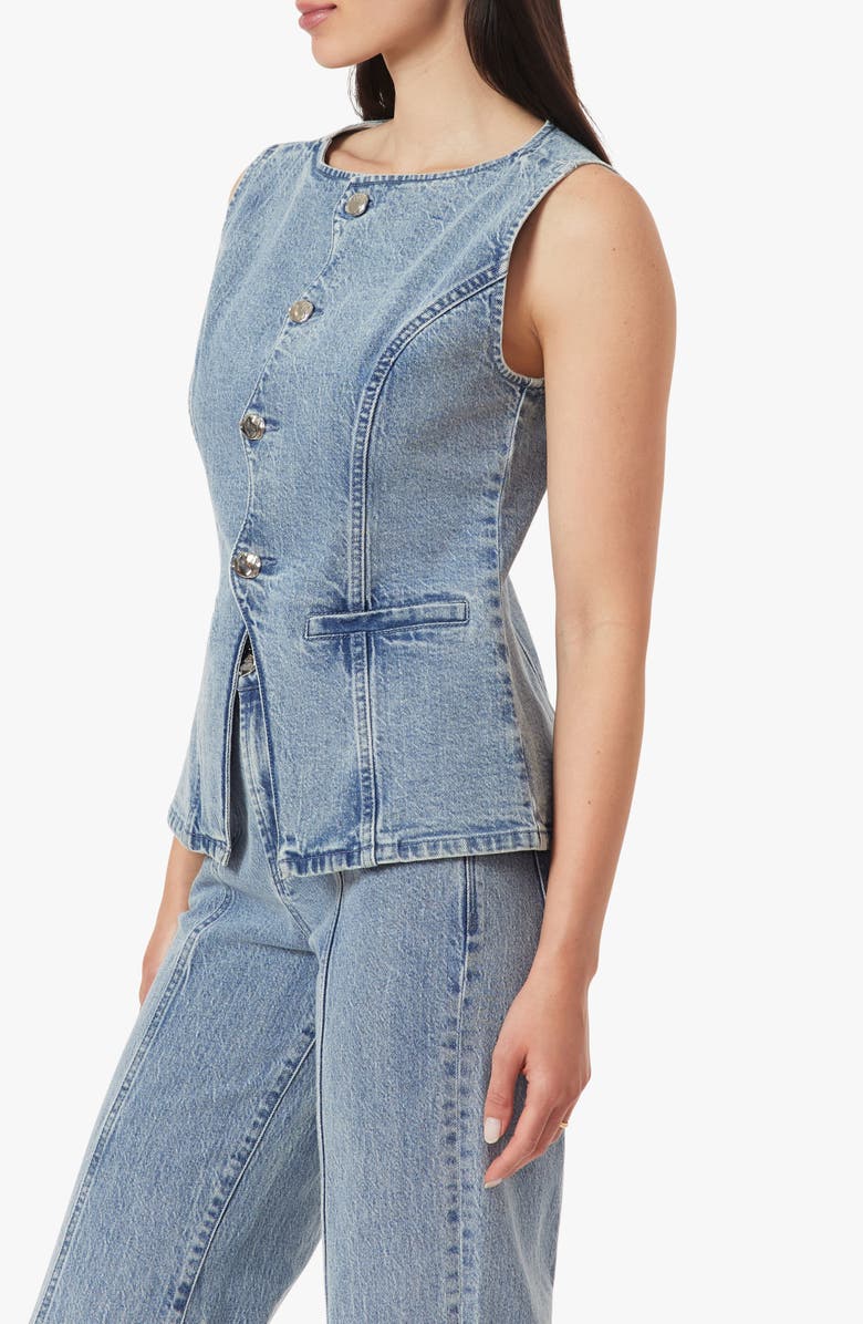 Habitual Denim Vest, Alternate, color, Paloma