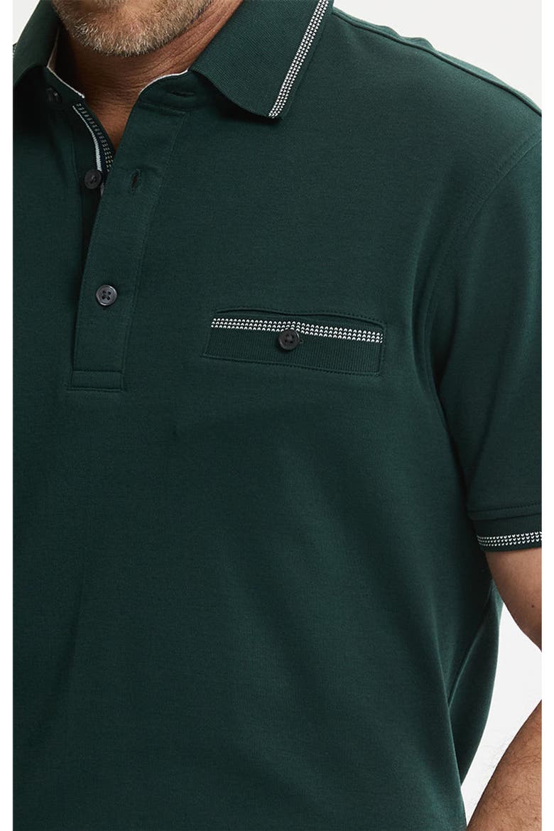 Cotton Interlock Polo, Alternate, color, Dark Green