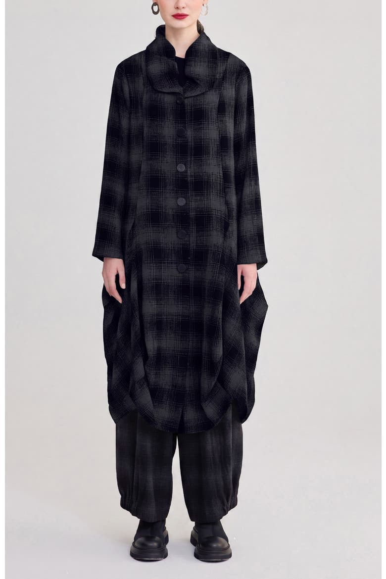 River Plaid Coat, Alternate, color, Antracite Plaid