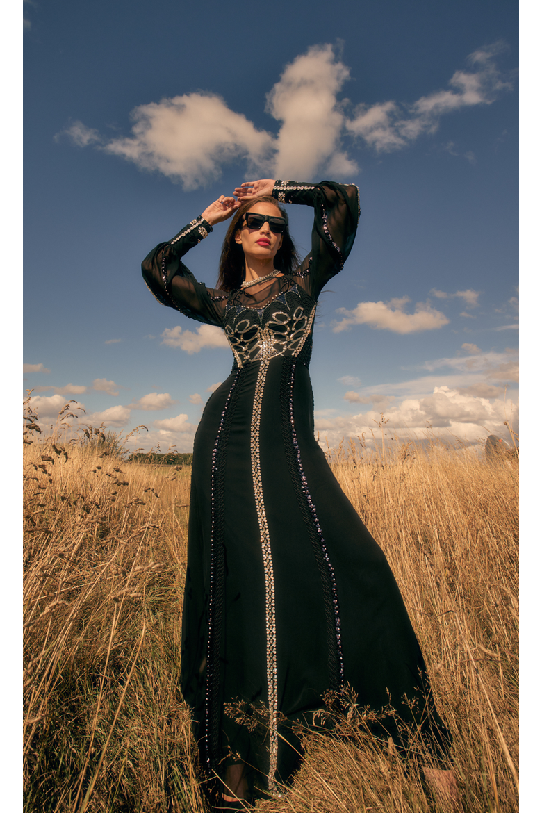 Sofia Gown, Alternate, color, Black