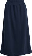 Caslon® Jetset Cotton Blend Knit Midi Skirt