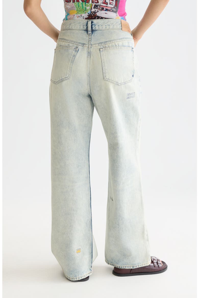 x Basquiat The Deep Loose Jeans, Alternate, color, TEXAS BLUE