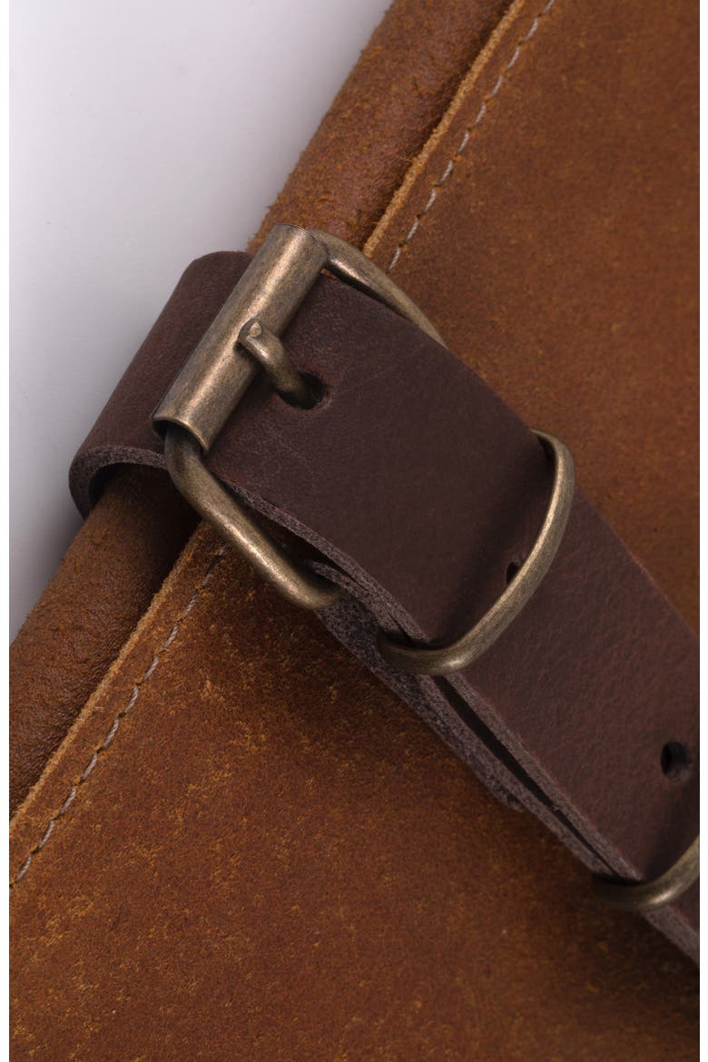 Vintage Leather Amber 7 Pocket Knife Roll, Alternate, color, Leather
