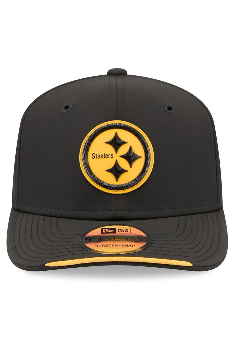 Men's New Era Black Pittsburgh Steelers 2026 Sideline 9SEVENTY Adjustable Hat, Alternate, color, Black