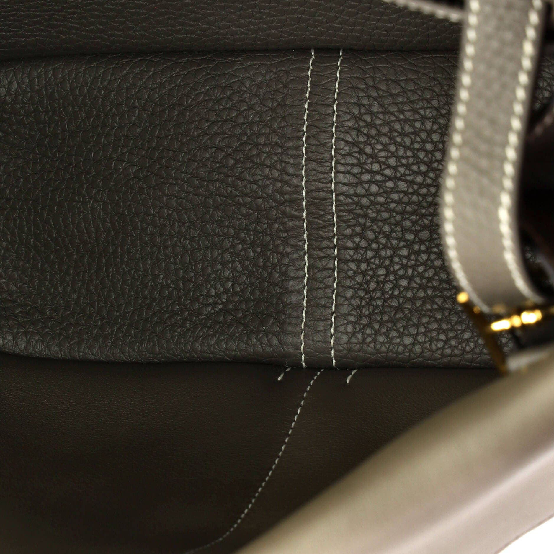 Pre-Owned Hermes Halzan Bag Clemence 31, Alternate, color, Etoupe