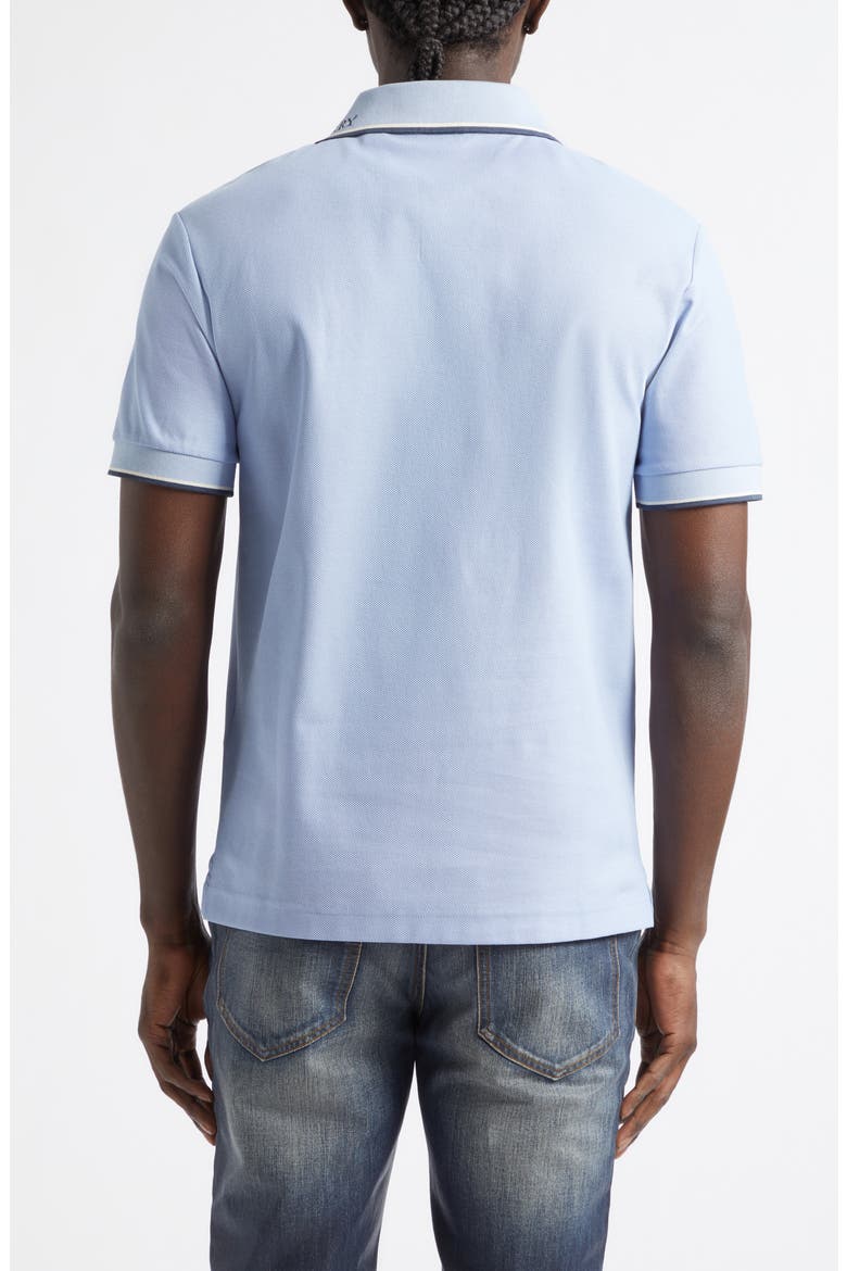 Evan Cotton Piquè Polo, Alternate, color, SUNBLEACHED BLUE