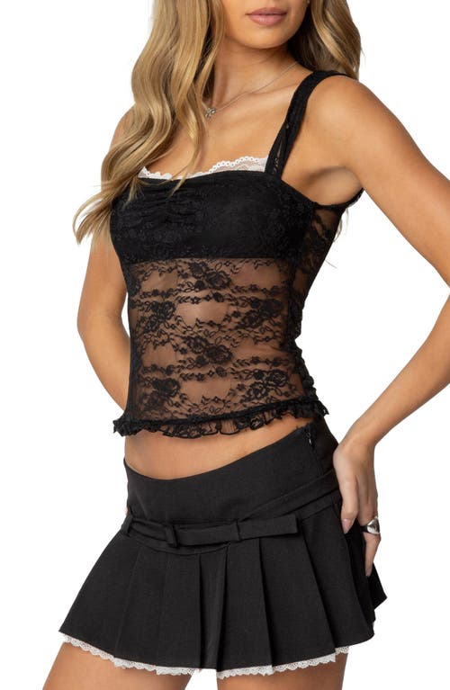 EDIKTED EDIKTED ESSIE PEEKABO LACE CAMISOLE