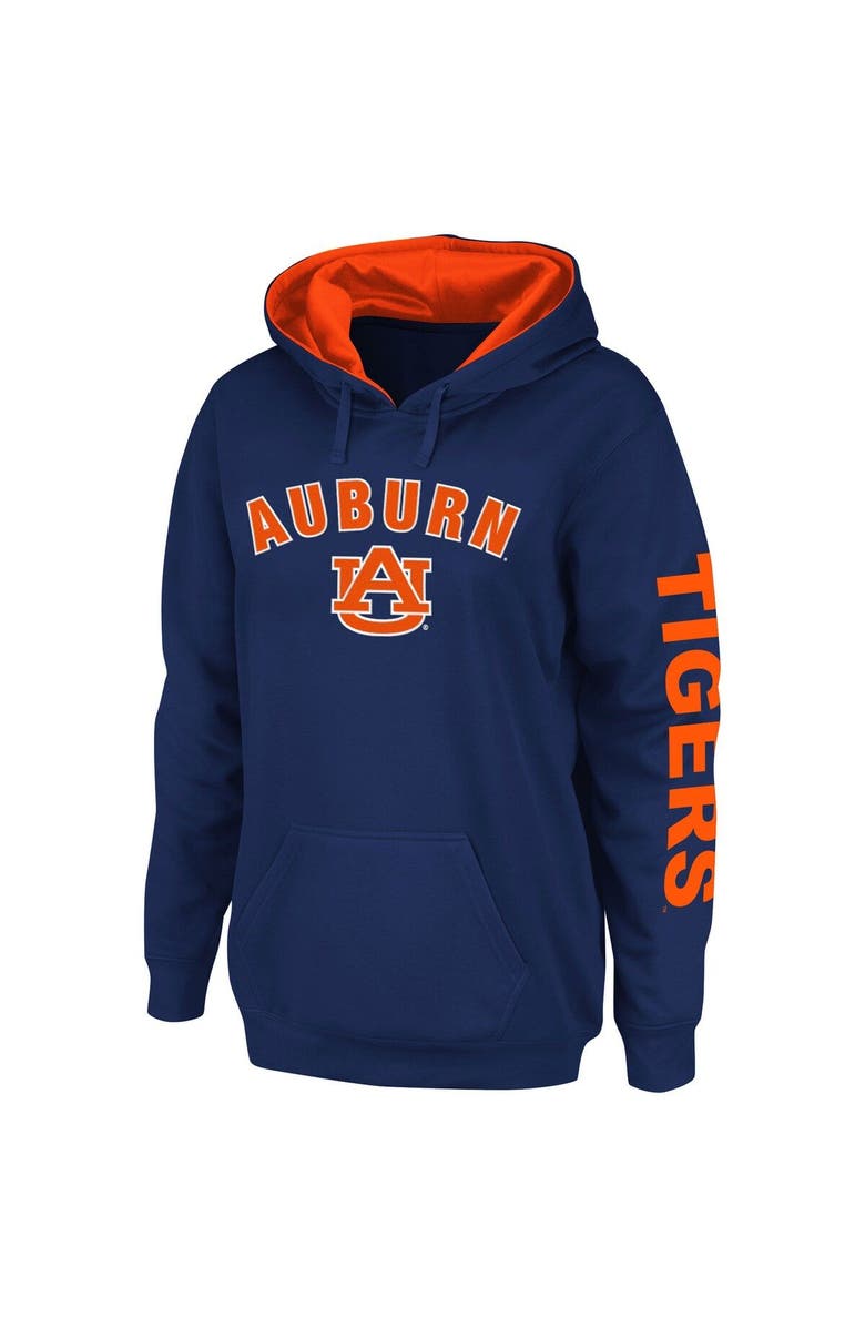 COLOSSEUM Women's Colosseum Navy Auburn Tigers Loud and Proud Pullover Hoodie, Alternate, color, Navy