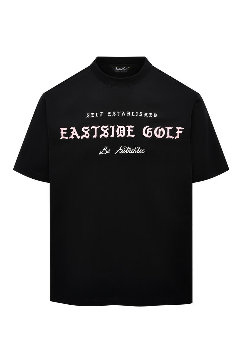 Headline Graphic T-Shirt, Main, color, BLACK