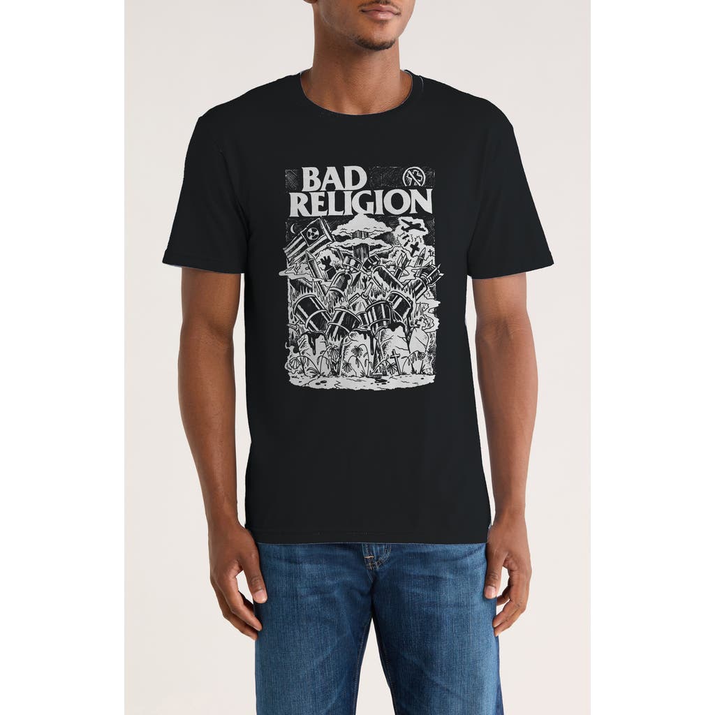 Monster Digital Bad Religion Wasteland Graphic T-shirt In Black