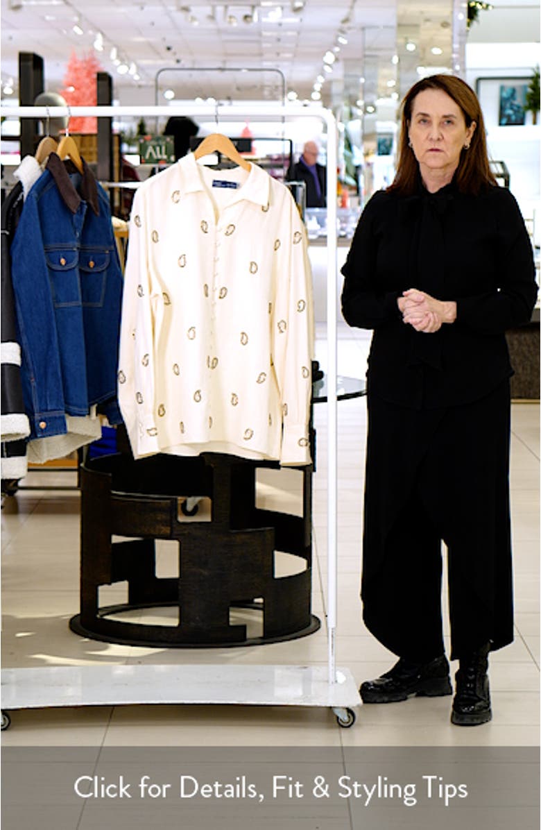 Beaded Woven Shirt, sales video thumbnail