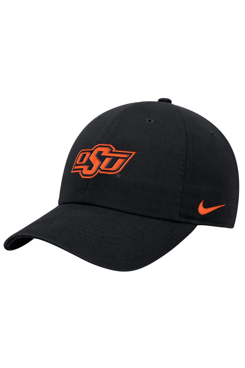 Men's Nike  Black Oklahoma State Cowboys Club Adjustable Hat, Main, color, Black