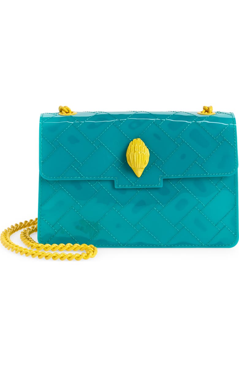 Kurt Geiger London Kensington Vinyl Crossbody Bag, Main, color,