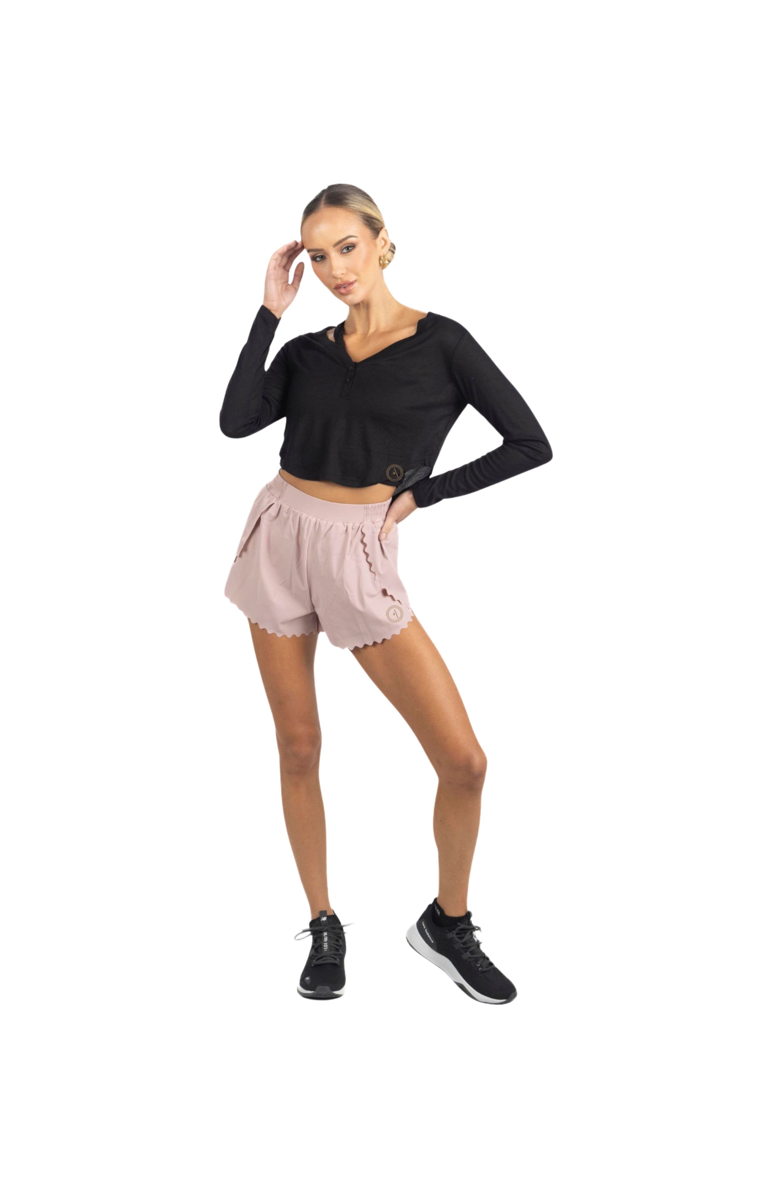 Chloe Romantic Scalloped Detailing Shorts - image 5