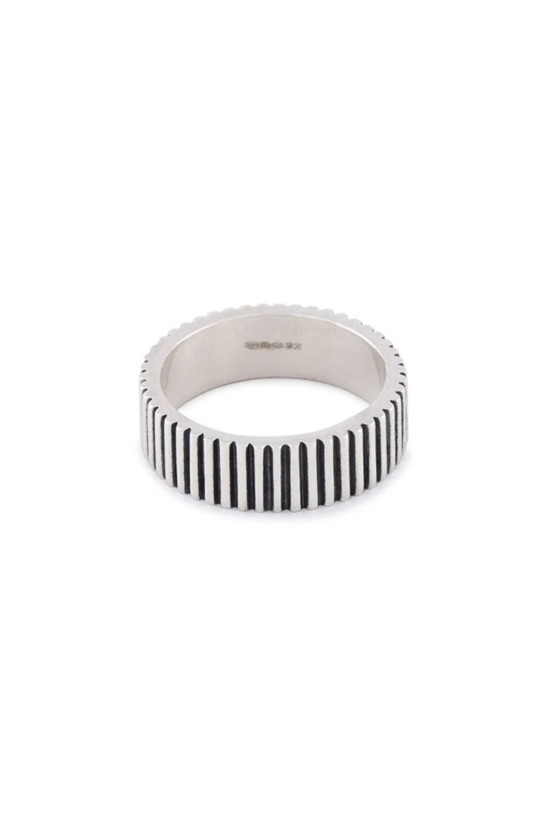 Silver Ridge Band Ring, Main, color, SILVER