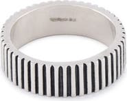 Serge DeNimes Silver Ridge Band Ring