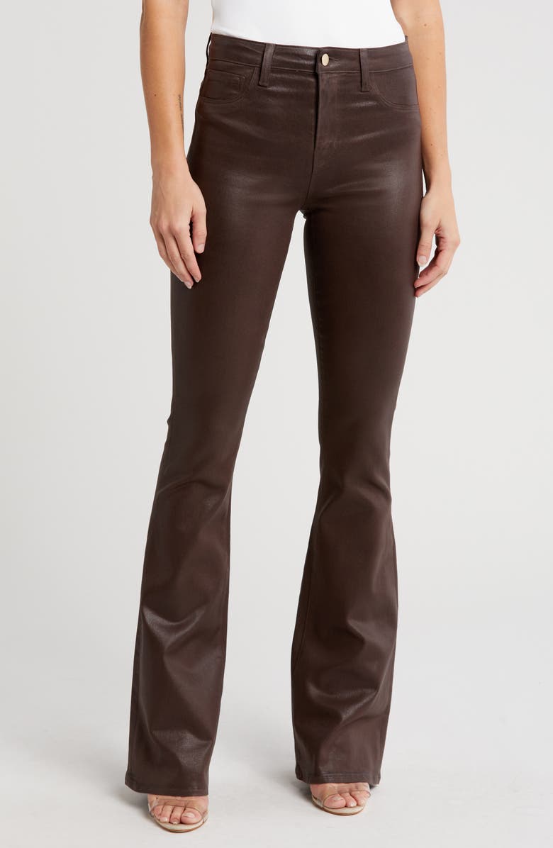 L'AGENCE Marty High Waist Flare Jeans, Main, color, 