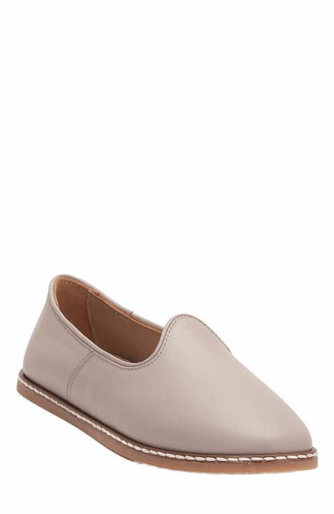 Dalya Leather Slip On Flats (Women)