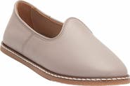 Forever & Always Shoes Dalya Leather Slip On Flats
