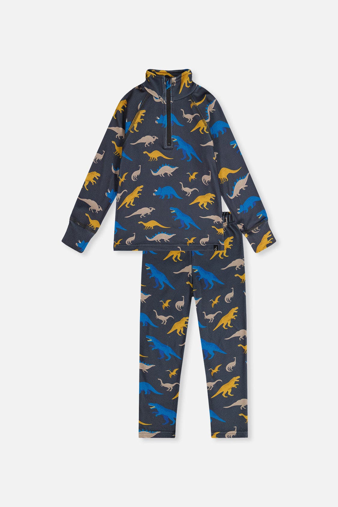 selected Grey and Blue Dinosaur Print