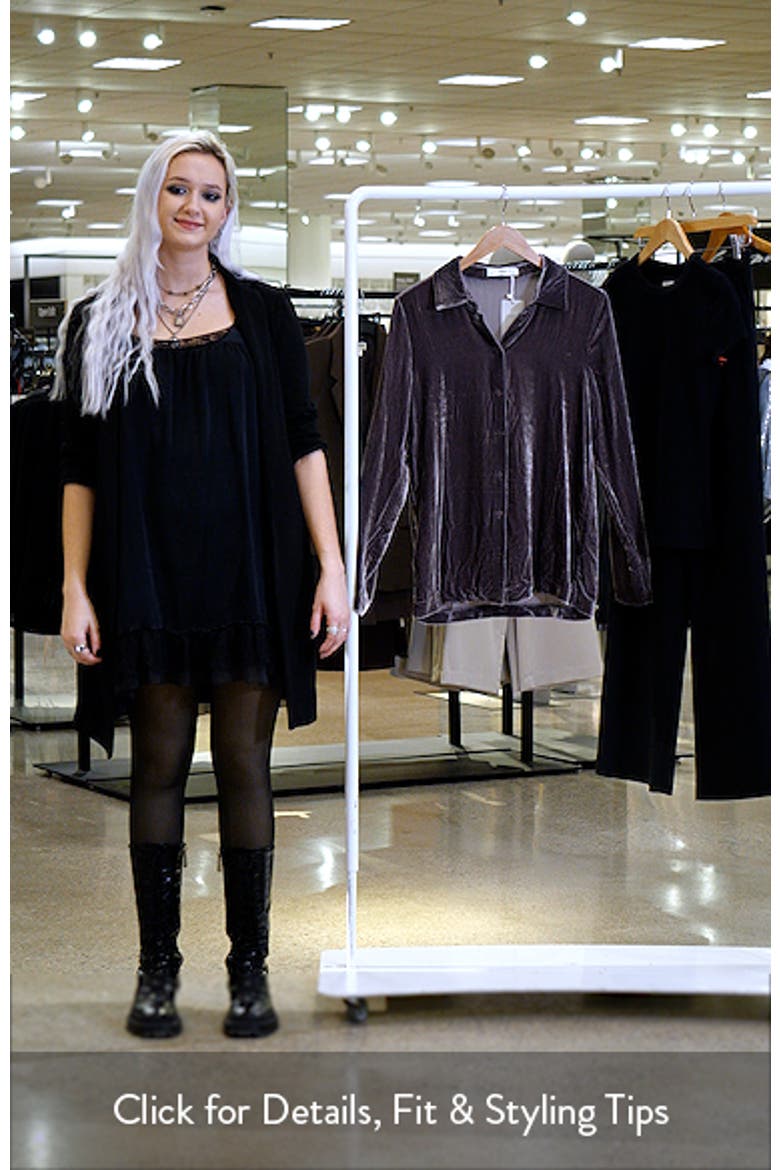 Velvet Button-Up Shirt video