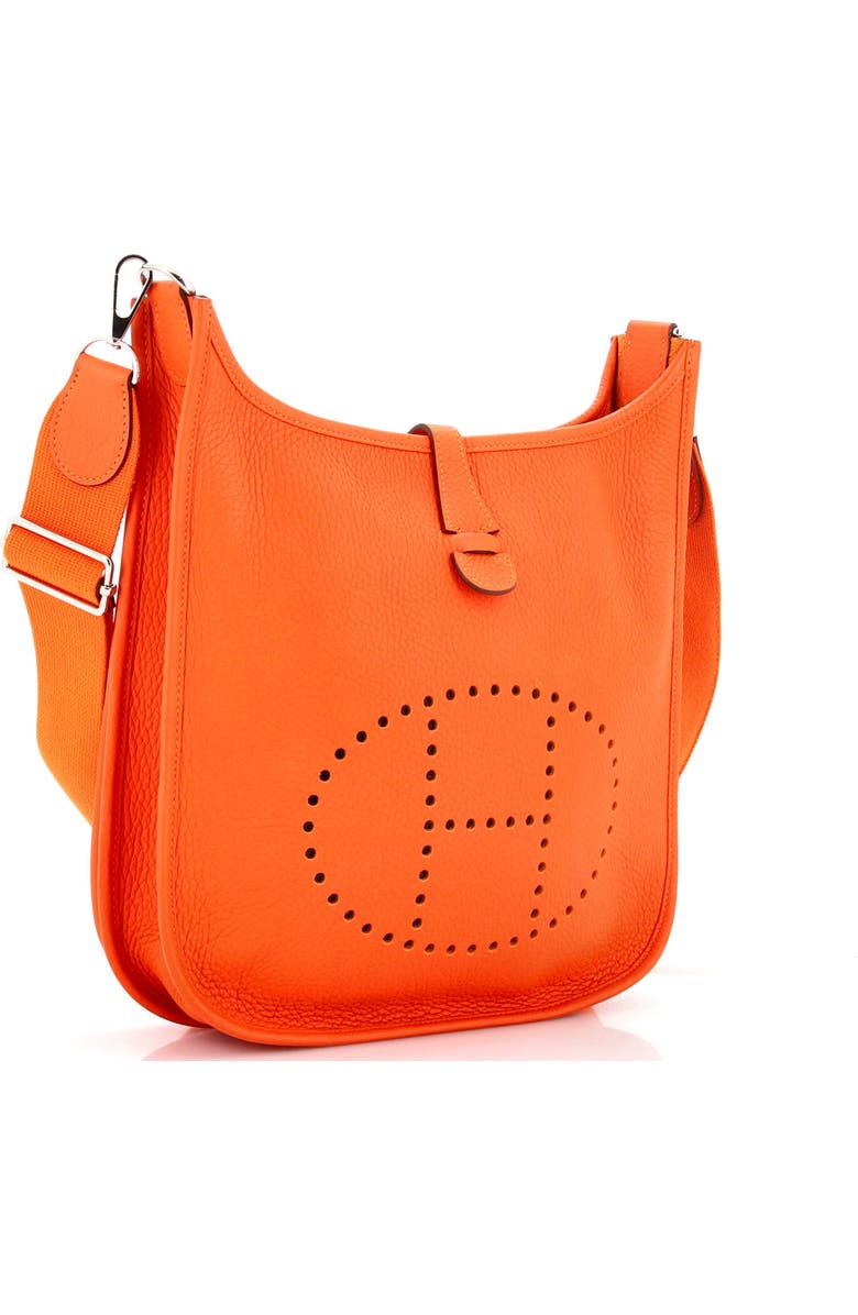 Pre-Owned Hermes Evelyne Bag Gen III Clemence PM, Alternate, color, Feu