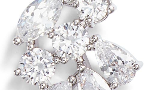 NORDSTROM NORDSTROM SCATTERED CUBIC ZIRCONIA LINEAR DROP EARRINGS