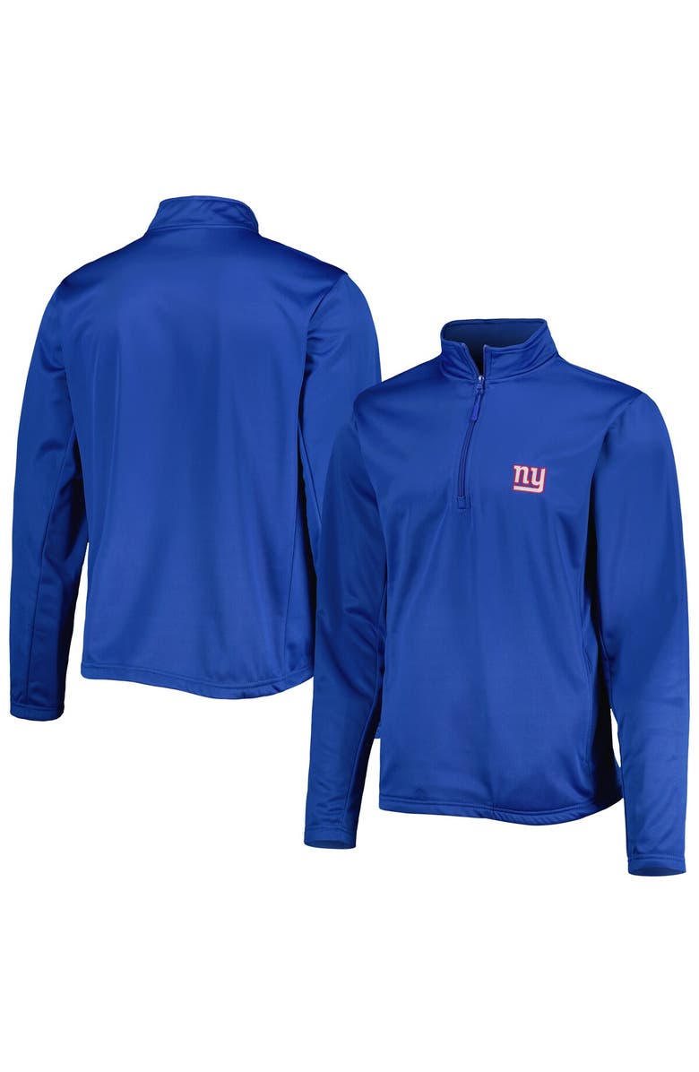 DUNBROOKE Men's Dunbrooke Royal New York Giants All-Star Tech Quarter-Zip Top, Alternate, color, Royal