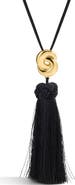 Luv AJ The Solstice Knot Tassel Necklace