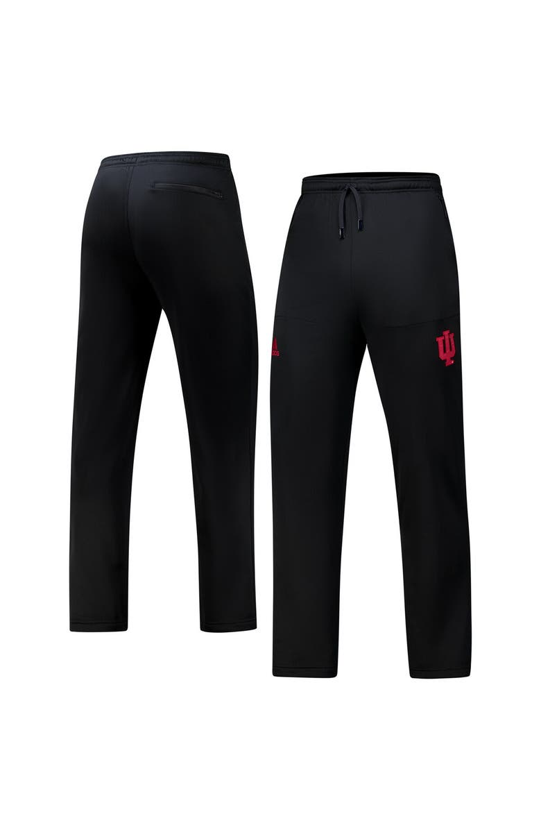 adidas Men's adidas Black Indiana Hoosiers Open Hem AEROREADY Pants, Main, color, Black
