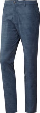 adidas Golf Men's Ulitmate 365 Check Print Golf Pants