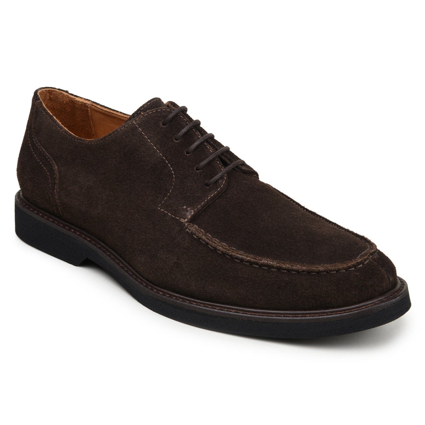 Franco Suede Split Toe Derby, Alternate, color, Chocolate Brown