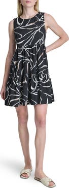 DKNY Commuter Sleeveless Swing Minidress