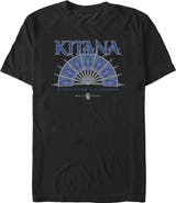 Mortal Kombat II Men's Mortal Kombat II Kitana Steel Fan Everything Catchphrase Graphic T-Shirt