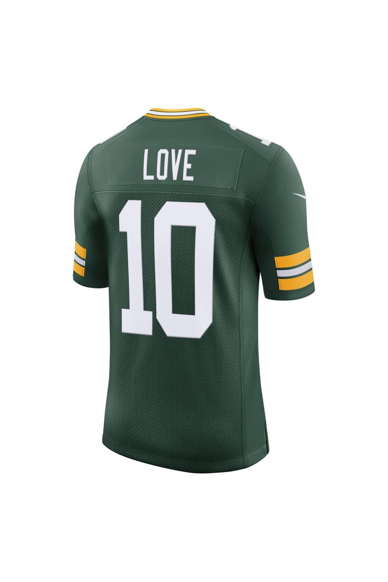 Men's Nike Jordan Love Green Green Bay Packers Team Vapor Untouchable Limited Jersey, Alternate, color, Green
