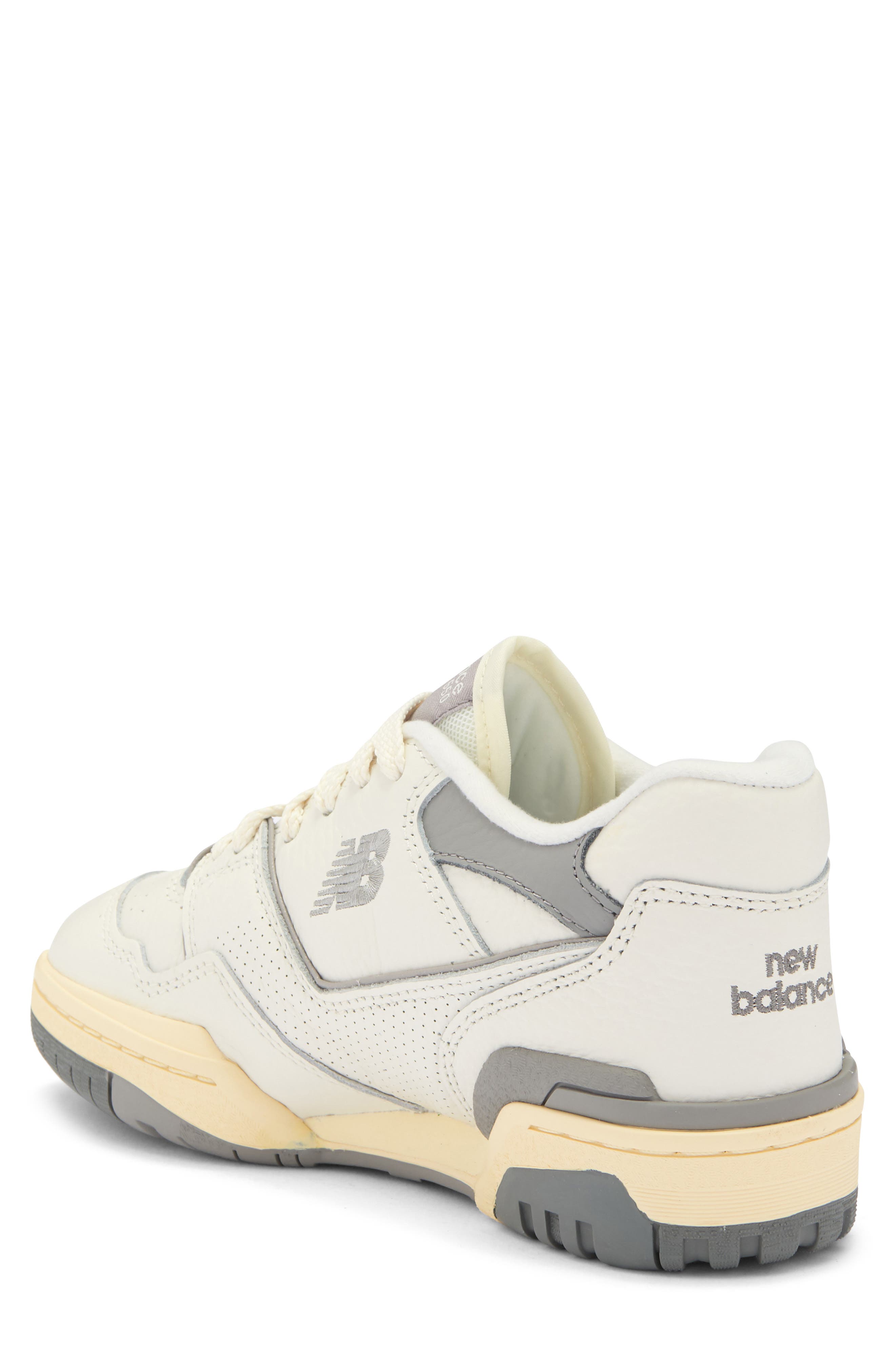 New Balance 550 Basketball Sneaker, Alternate, color, Sea Salt/ Team Away Grey