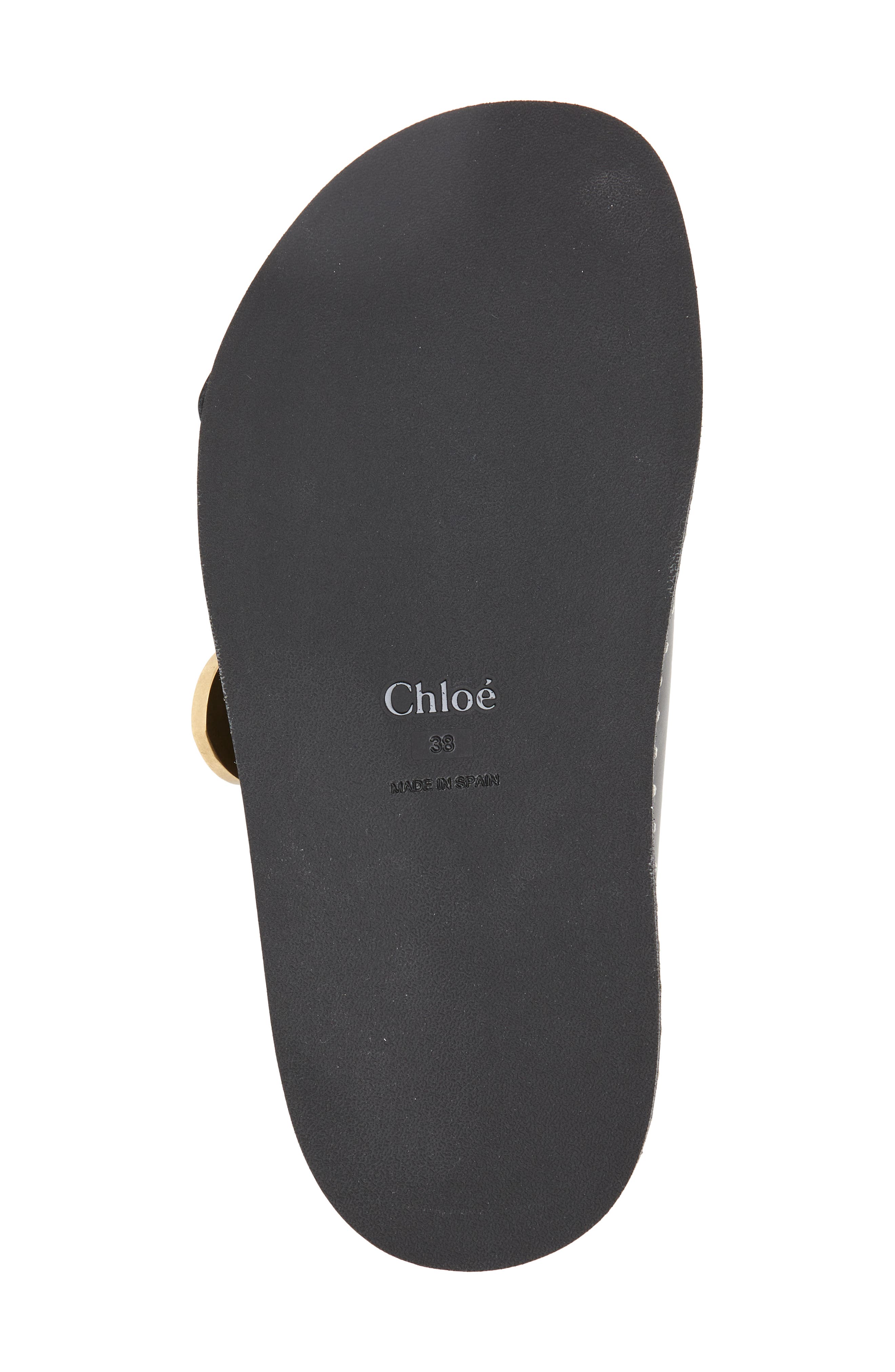 Chloé Rebecca Slide Sandal, Alternate, color, Black